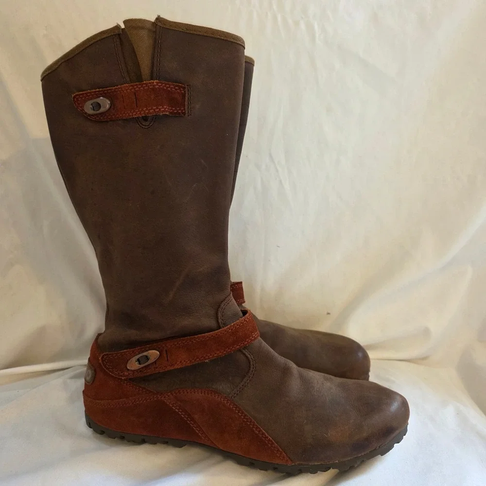 Merrell Womens Haven Autumn Cinammon Boots Size 7.5 Leather Suede Waterproof